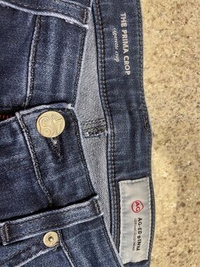 AG Adriano Goldschmied The Prima Crop Skinny Jeans - Dark Indigo